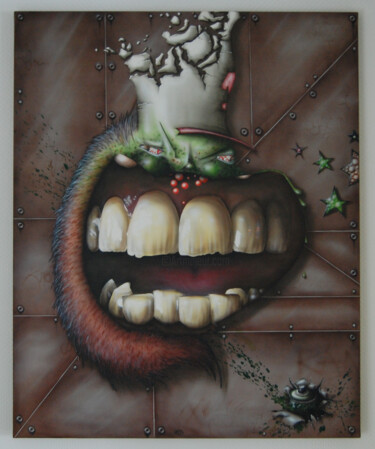 Pintura titulada "L'éclat" por Jems Cehes, Obra de arte original, Aerógrafo