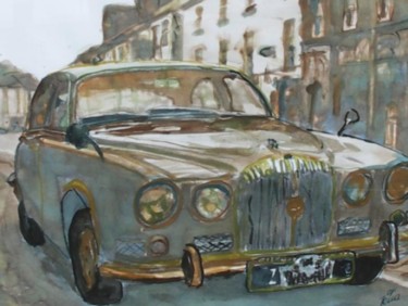 Painting titled "car" by Jena Polak, Original Artwork