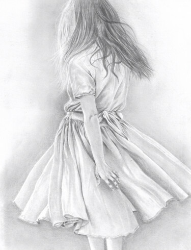 Drawing titled "Liberty" by Jendrw, Original Artwork, Pencil