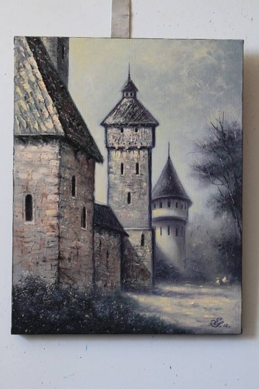 Картина под названием "" Старая крепость "" - Jenius, Подлинное произведение искусства