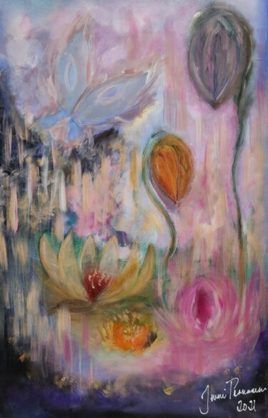 Painting titled "A new dawn" by Jenni Emilia Pennanen, Original Artwork, Oil
