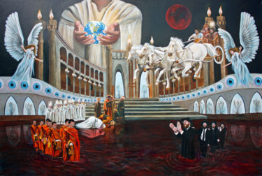 Pittura intitolato "The Message" da Jennie Smallenbroek, Opera d'arte originale, Olio