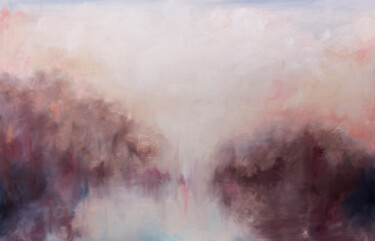 Malerei mit dem Titel "Winter solstice" von Jennifer Baker, Original-Kunstwerk, Öl