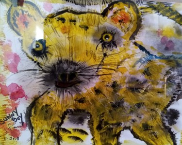 Peinture intitulée "Sunny boy" par Jennifer Croce, Œuvre d'art originale, Aquarelle