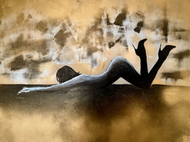 Pittura intitolato "Sensuellement" da Jennifer Jane, Opera d'arte originale, Acrilico