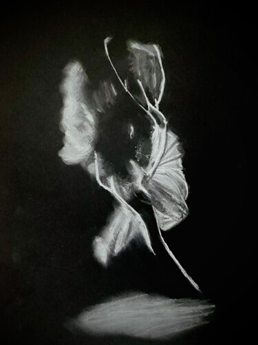 Рисунок под названием "Danseuse classique" - Jennifer Jane, Подлинное произведение искусства, Древесный уголь