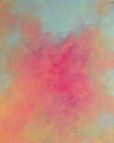 Картина под названием "Spring Flight" - Jennifer Morris, Подлинное произведение искусства, Акрил Установлен на Деревянная ра…