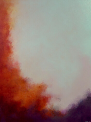 Картина под названием "Oct Meditation" - Jennifer Morris, Подлинное произведение искусства, Акрил Установлен на Деревянная р…