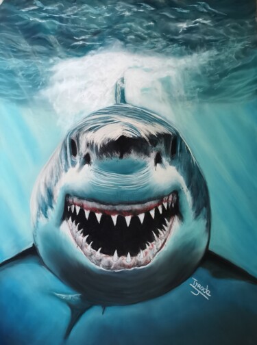 Pintura titulada "Le sourire de la Mer" por Jennifer Tyrode, Obra de arte original, Pastel