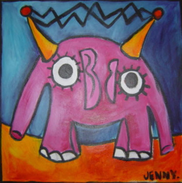 Peinture intitulée "Phanty" par Jenny, Œuvre d'art originale
