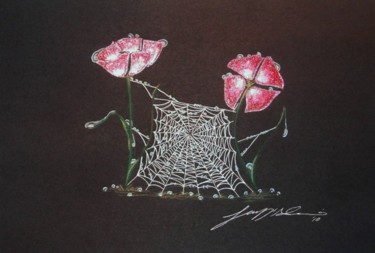 Disegno intitolato "Web" da Jenny D Alessio, Opera d'arte originale