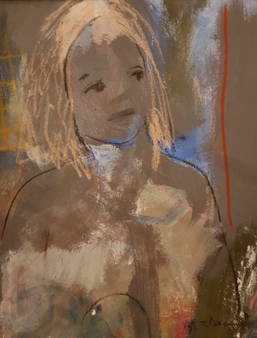 Painting titled "portrait" by Jenny Darrot, Original Artwork, Acrylic