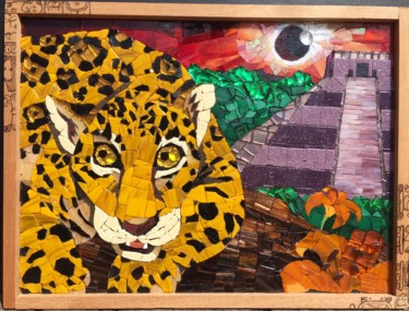 Artcraft titled "Jaguar Eclipse" by Jenny Van Der Ree, Original Artwork, Home Décor