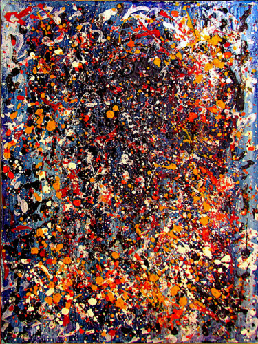 Pittura intitolato "Tutti" da Jens Brueckmann, Opera d'arte originale, Olio