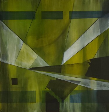 Peinture intitulée "Bridges" par Jens Hartmann, Œuvre d'art originale, Acrylique