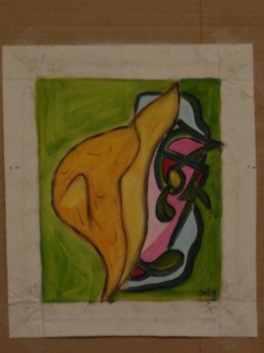 Peinture intitulée "caracole" par Jepoy, Œuvre d'art originale