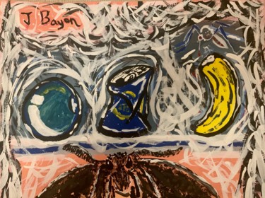 Pintura titulada "“Bodegón no apeteci…" por J. Bayon, Obra de arte original, Acrílico