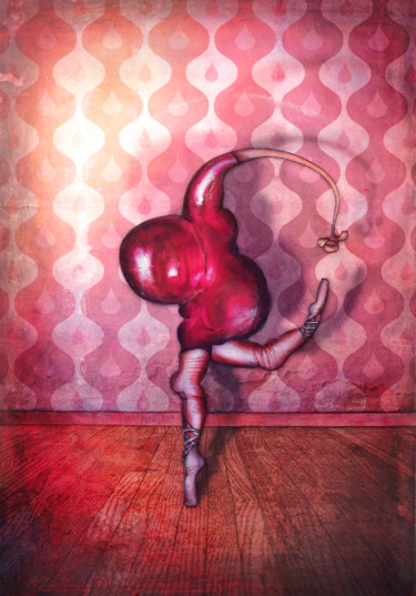 Painting titled "Danseuse" by Jeremie Baldocchi, Original Artwork, Other