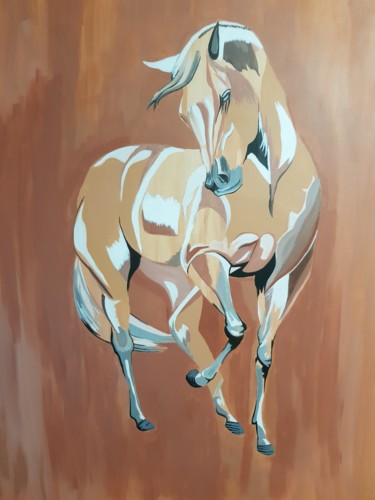 Peinture intitulée "HORSE X INDISPONIBL…" par Jeremy Debaisieux, Œuvre d'art originale