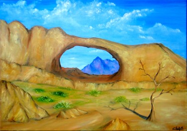 Peinture intitulée "Arches National Par…" par Jeremy Duforest, Œuvre d'art originale, Huile