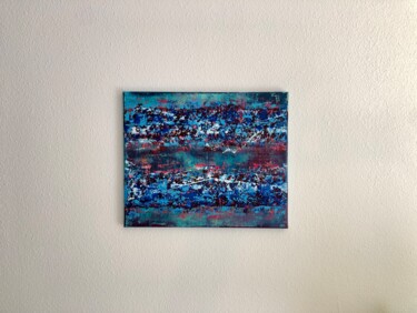 Painting titled "Similan island reef…" by Jérémy Hermant, Original Artwork, Acrylic Mounted on Wood Stretcher frame
