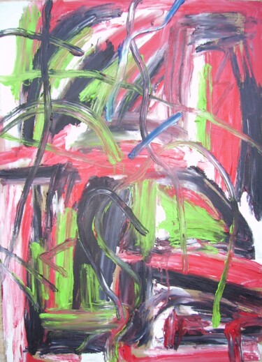 Peinture intitulée "astrazione abstract…" par Jeremy Zixxon, Œuvre d'art originale, Huile