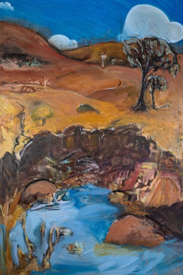 Midwestern Peinture intitulée "Midwestern" par Jeremy Metivier, Œuvre d'art originale, Huile