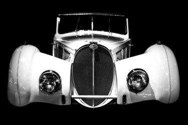 Fotografie getiteld "Bugatti Type 57 SC…" door Jerhus, Origineel Kunstwerk, Digitale fotografie