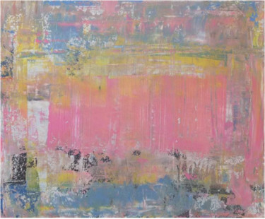 Malerei mit dem Titel "Pink Graffiti" von Jerod., Original-Kunstwerk, Acryl
