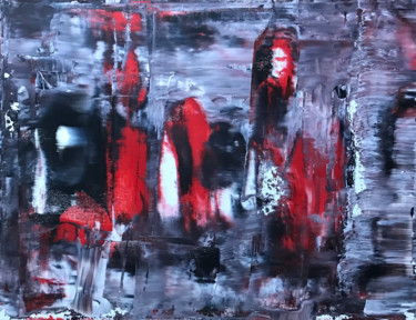 Painting titled "Les Ombres - Ghosts" by Jerod., Original Artwork, Acrylic
