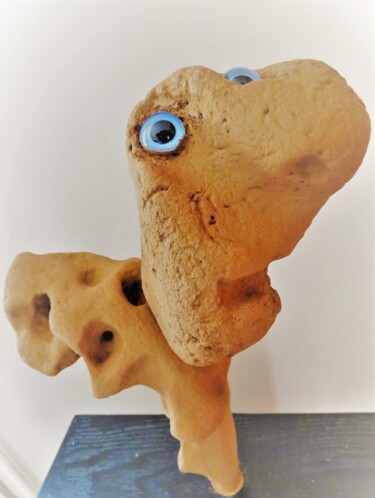 Escultura intitulada "Stone Face" por Jérôme Astruc, Obras de arte originais, Pedra