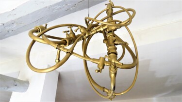Escultura intitulada "Taps Ceremony" por Jérôme Astruc, Obras de arte originais, Bronze