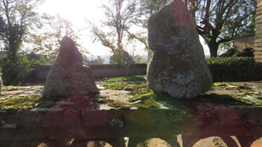 Photographie intitulée "Reflecting Stones F…" par Jérôme Astruc, Œuvre d'art originale, Photographie numérique