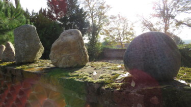 Fotografie mit dem Titel "Reflecting Stones F…" von Jérôme Astruc, Original-Kunstwerk, Digitale Fotografie