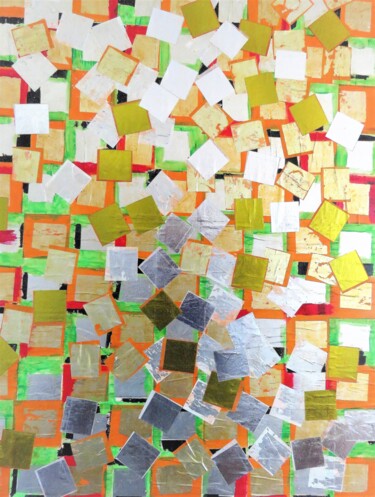Collages intitulée "Little papers 1" par Jérôme Astruc, Œuvre d'art originale, Collages