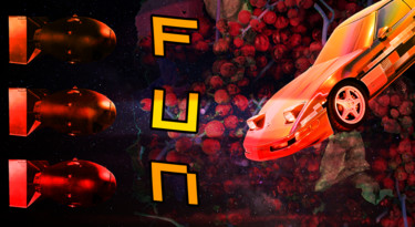 FUN 2021 Digitale Künste mit dem Titel "FUN 2021" von Cyversal, Original-Kunstwerk, Foto-Montage