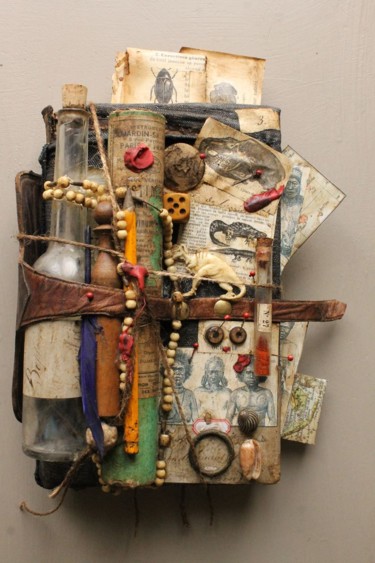 Installation titled ""Carnet of curiosit…" by Jérôme Cavailles, Original Artwork, Installation Art