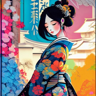 数字艺术 标题为“Kanazawa” 由Jérôme De Smet, 原创艺术品, 数字油画