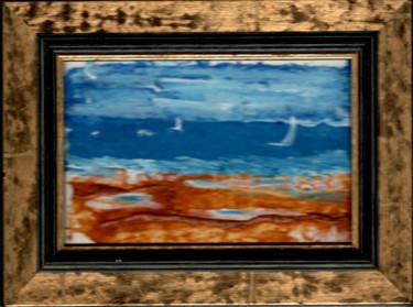 Painting titled "plage-normandie.jpg" by Jérôme Dufay, Original Artwork, Acrylic