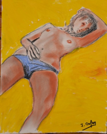 "Soleil brûlant - 20…" başlıklı Resim Jérôme Dufay tarafından, Orijinal sanat, Karakalem