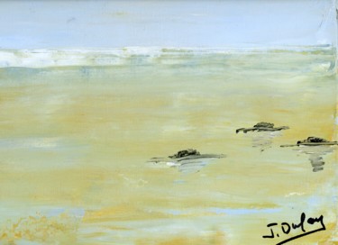 Painting titled "Côte d'Opale 2017 0…" by Jérôme Dufay, Original Artwork, Acrylic