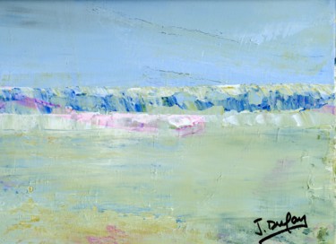 Littoral Pays-de-Caux Peinture intitulée "Littoral Pays-de-Ca…" par Jérôme Dufay, Œuvre d'art originale,