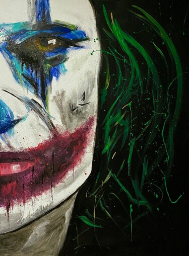 Malerei mit dem Titel "The Joker" von Jerome Garcia, Original-Kunstwerk, Acryl