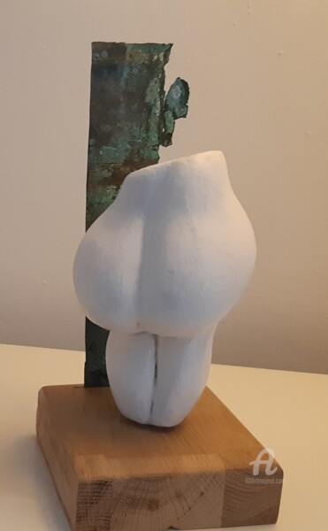 Skulptur mit dem Titel "Rondeurs 2" von Jerome Guibert, Original-Kunstwerk, Porenbeton