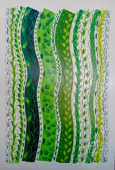 "Veget' Art" başlıklı Tablo Jerome Guibert tarafından, Orijinal sanat, Akrilik