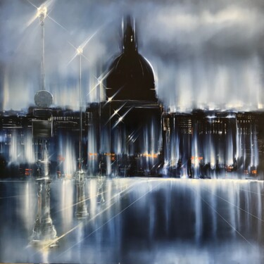 Painting titled "Les invalides" by Jerome Guillet, Original Artwork