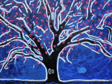 Pittura intitolato "4 Seasons - Winter…" da Jerome Labrunerie (GEO), Opera d'arte originale, Olio Montato su Telaio per bare…