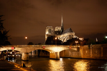 Fotografia intitolato "Cathédrale Notre-Da…" da Jérôme Marteau, Opera d'arte originale, Fotografia digitale Montato su Allum…