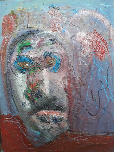 Peinture intitulée "Bad Boil" par Jerome Pescheloche, Œuvre d'art originale, Huile