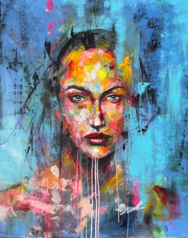 Intrication XXXVIII Peinture intitulée "Intrication XXXVIII" par Jérôme Royer, Œuvre d'art originale, Acrylique Monté sur Châssis en bois